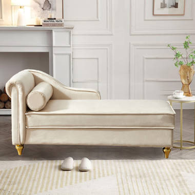 Cream chaise best sale lounge sofa